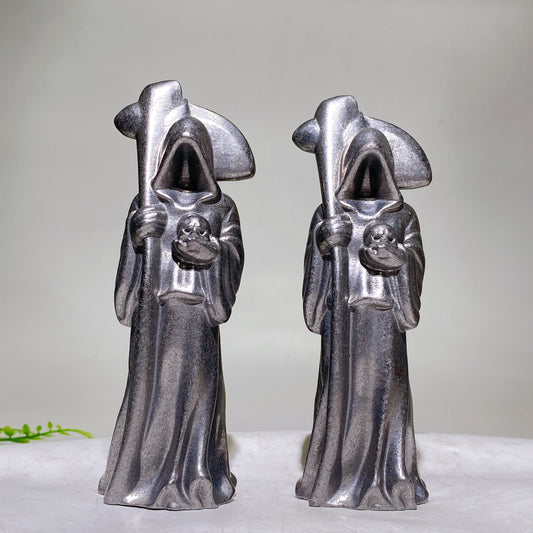 5.5" Shungite Death Carving Wholesale New Arrival