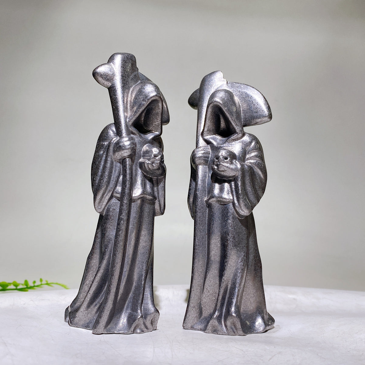 5.5" Shungite Death Carving Wholesale New Arrival