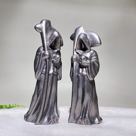 5.5" Shungite Death Carving Wholesale New Arrival