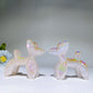 2.3" Angel Aura Balloon Dog Carvings Bulk Wholesale