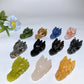 2.0" Crystal Dragon Head Carvings Crystal Healing Bulk Wholesale