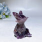 2.1"-2.3" Crystal Fox Carving Crystal Healing Bulk Wholesale