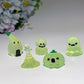 25-35mm Mini Luminous Pumpkin Ghost Broom Carvings for Halloween Bulk Wholesale