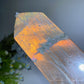 42cm Large Sunset Flash Labradorite Tower with Wooden Stand Bulk Wholesale