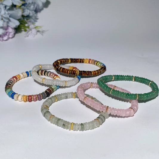 6mm Mixed Crystal Bracelet  Bulk Wholesale