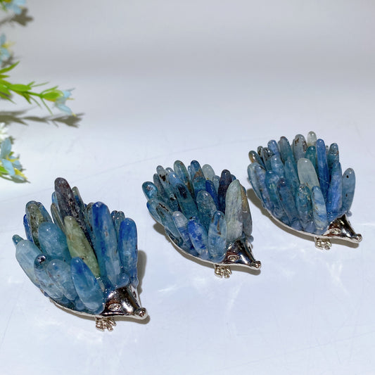 1.9" Blue Kyanite Hedgehog Free Form Crystal Healing Bulk Wholesale