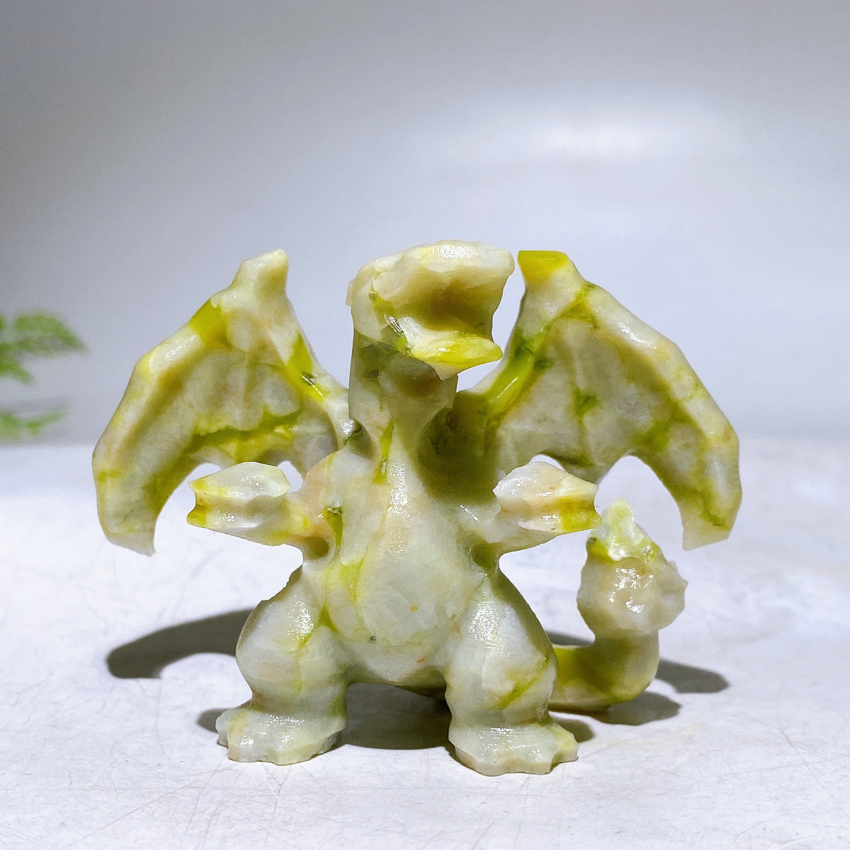 2.2" Natural Crystal Pokemon Charmander Carving Wholesale New Arrival