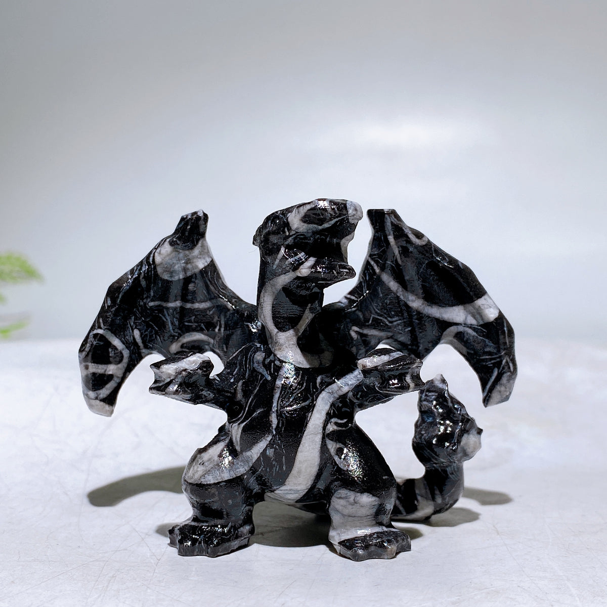 2.2" Natural Crystal Pokemon Charmander Carving Wholesale New Arrival