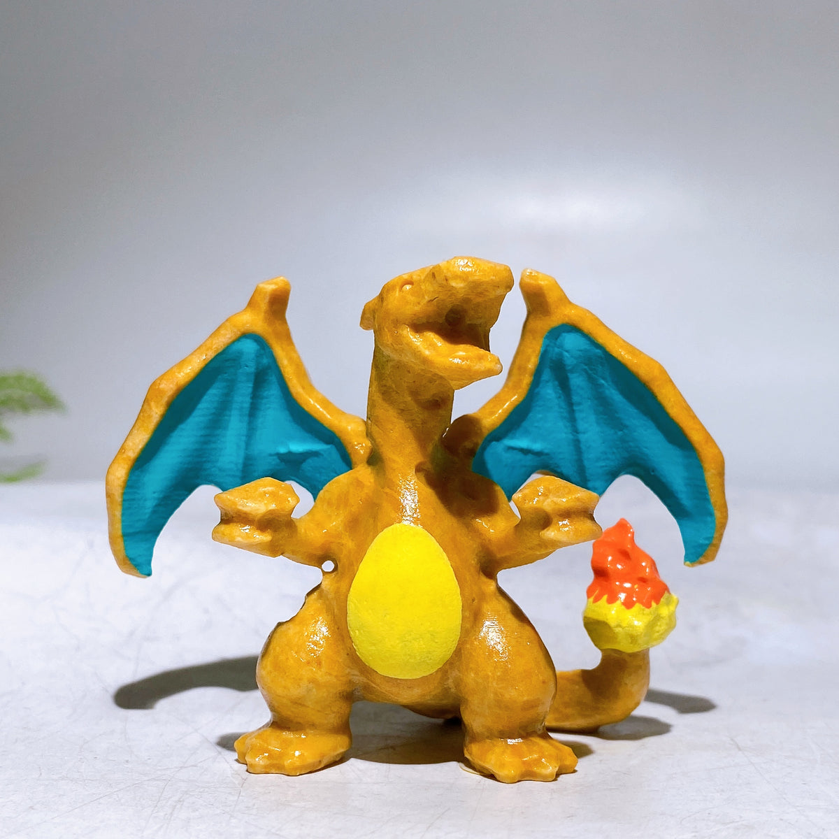2.2" Natural Crystal Pokemon Charmander Carving Wholesale New Arrival