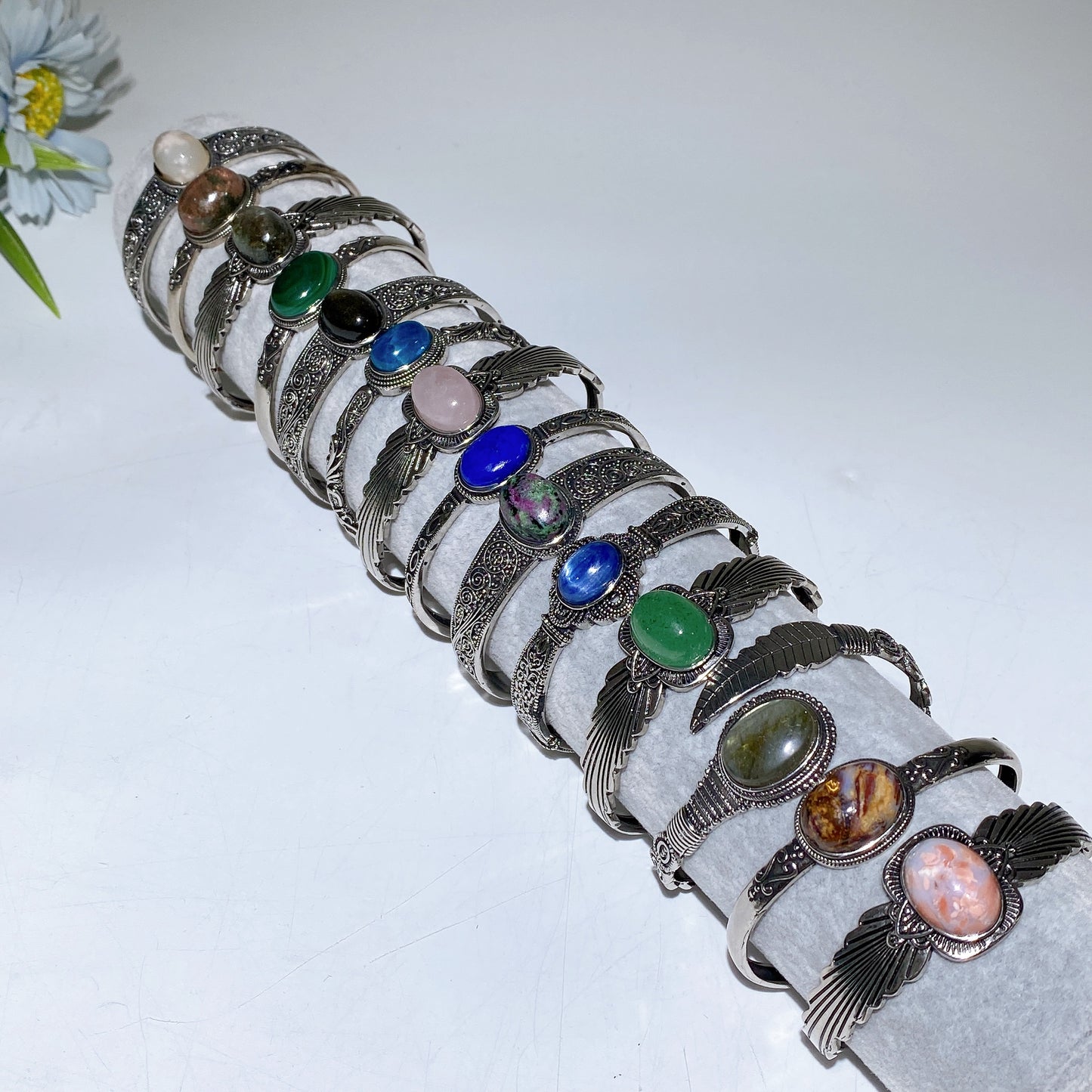 Adjustable Crystal Bangle Crystal Healing Bulk Wholesale