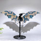 Natural Crystal Dragon Wings Carving with Stand Wholesale New Arrival