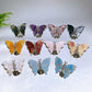 Natural Crystal Butterfly with Fixed Metal Stand Wholesale New Arrival