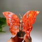 Natural Crystal Butterfly with Fixed Metal Stand Wholesale New Arrival