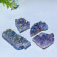 1.1"-1.8" Aura Amethyst Cluster Pendant Bulk Wholesale