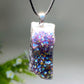 1.1"-1.8" Aura Amethyst Cluster Pendant Bulk Wholesale