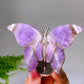 Natural Crystal Butterfly with Fixed Metal Stand Wholesale New Arrival