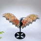 Natural Crystal Dragon Wings Carving with Stand Wholesale New Arrival