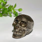 1.3" Pyrite Skull Carvings Bulk Wholesale