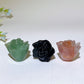 1.1" Crystal Flower Carvings Bulk Wholesale