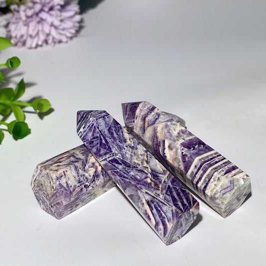 2.3"-4.0" Real Tiffany Jasper Point Crystal Healing Bulk Wholesale