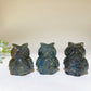 1.9" Labradorite Panda Owl Hello Kitty Carvings Crystal Healing Bulk Wholesale