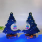 3.6" Serpentine Christmas Tree with Bell & Yooperlite Base Wholesale