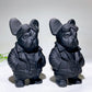 3.9" Black Obsidian Dog Carving Wholesale