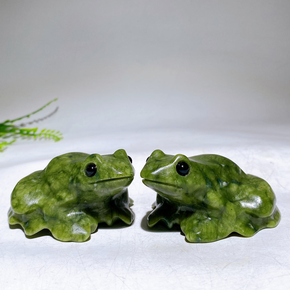 3.3" Serpentine Frog Carving Wholesale