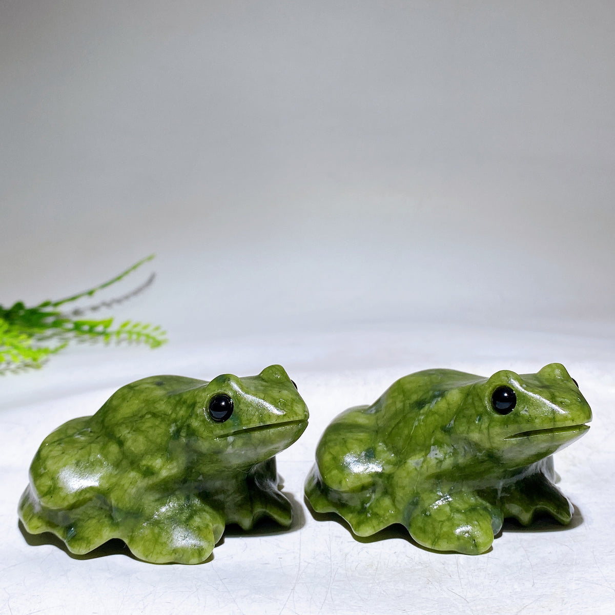 3.3" Serpentine Frog Carving Wholesale