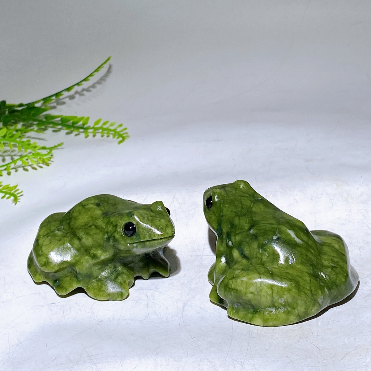 3.3" Serpentine Frog Carving Wholesale