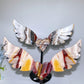 Mookite Mexican Onyx Wings Heart Carving with Stand Crystal Healing Bulk Wholesale