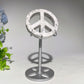 2.3" Crystal Peace Sign Carvings with Stand Crystal Healing Bulk Wholesale