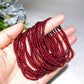 3mm Garnet Bracelet Crystal Healing Bulk Wholesale