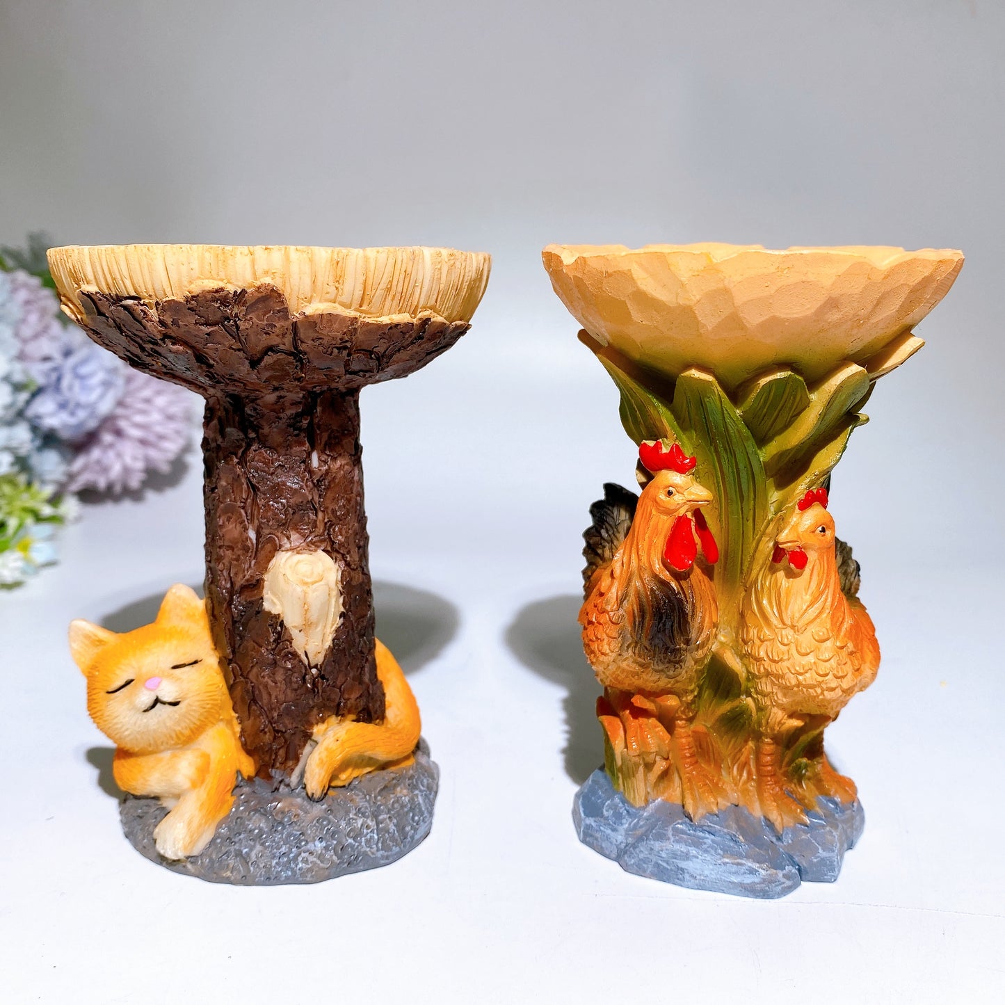 4.5" Resin Stand Crystal Healing Bulk Wholesale