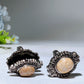 Cooper Silver Plated Crystal Poison Ring Crystal Healing Bulk Wholesale
