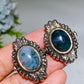 Cooper Silver Plated Crystal Poison Ring Crystal Healing Bulk Wholesale
