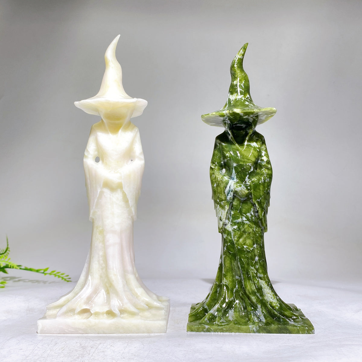 21cm Natural Jade Witch Carving Wholesale