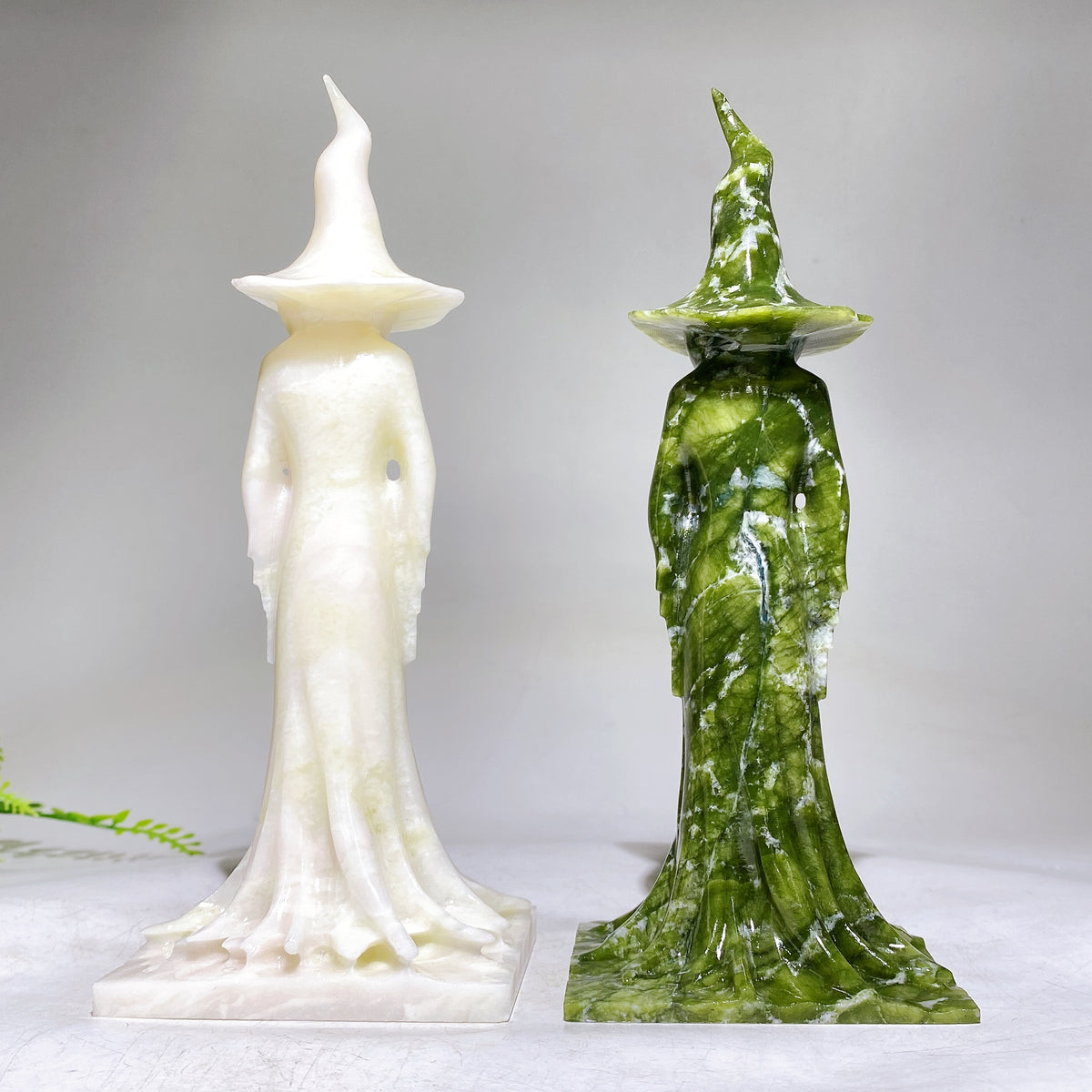 21cm Natural Jade Witch Carving Wholesale