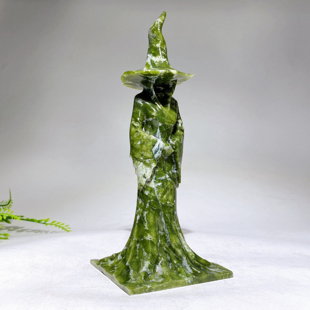 21cm Natural Jade Witch Carving Wholesale