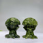 2.4" Serpentine Tree with Skull Face Carving Wholesale