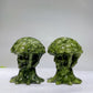 2.4" Serpentine Tree with Skull Face Carving Wholesale