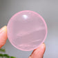 1.8"-2.0" High Quality Rose Quartz Round Palm Wholesale