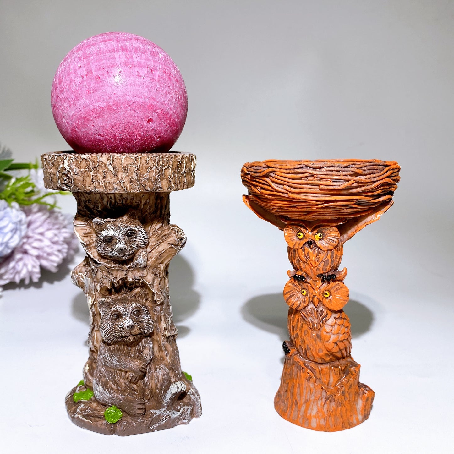 4.5" Resin Stand Crystal Healing Bulk Wholesale