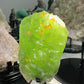 15cm Green Fluorite Grow with Barite with Stand