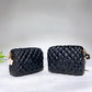 3.1" Black Obsidian Bag Carving with Bag Chain Wholesale