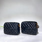 3.1" Black Obsidian Bag Carving with Bag Chain Wholesale