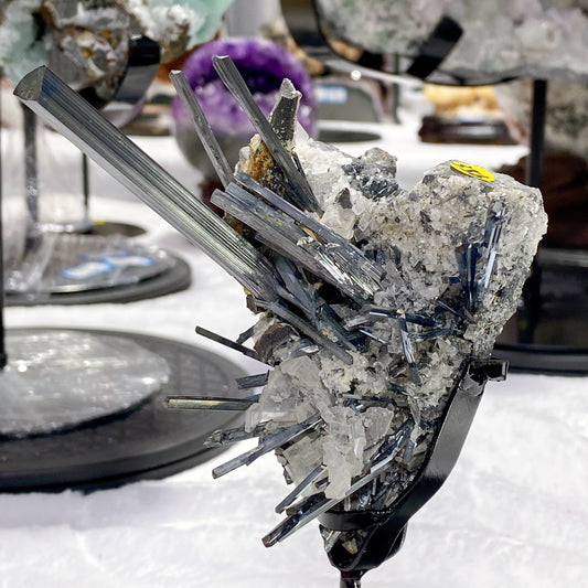 19cm Stibnite Specimen with Stand Crystal Healing