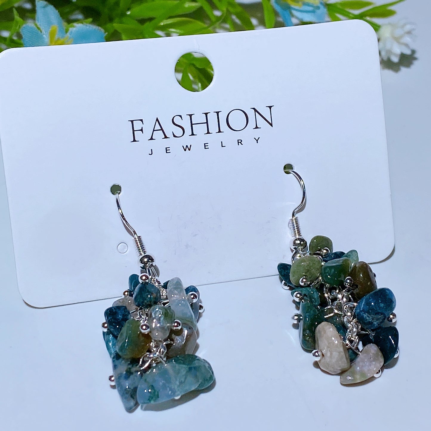 Crystal Chips Earring Crystal healing Bulk Wholesale