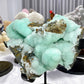 24cm Large Unique Hemimorphite Heart Shape Specimen with Stand