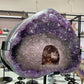 62cm Large Unique Amethyst Cluster Spade Heart Shape Specimen with Stand